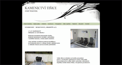 Desktop Screenshot of kamen-tisice.cz